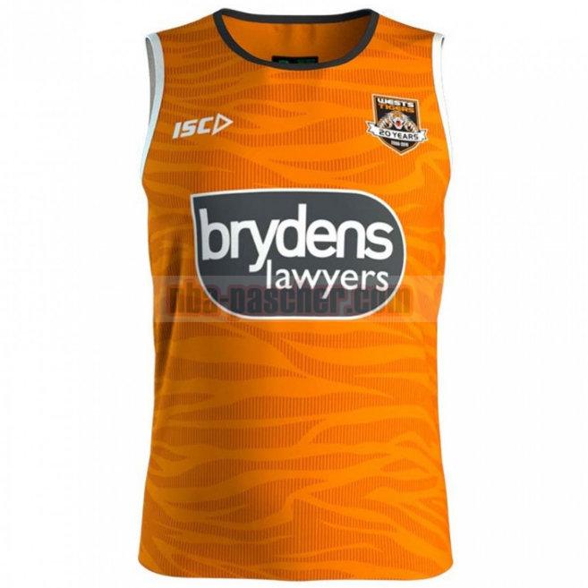 Maillot de foot rugby Wests Tigers 2019 Homme Formazione