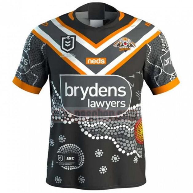 Maillot de foot rugby Wests Tigers 2020 Homme Indigenous