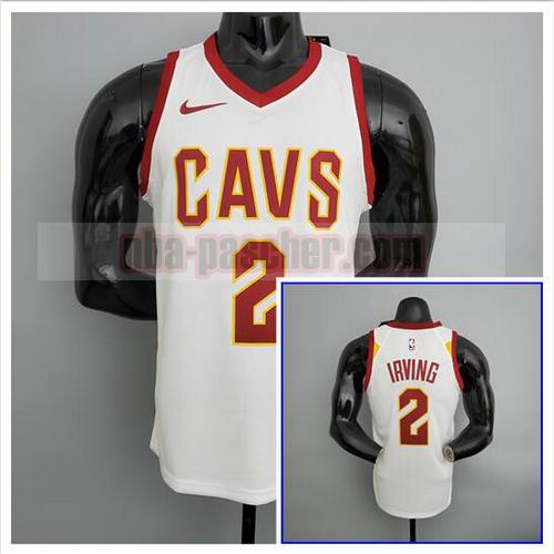 Maillot pas cher Cleveland Cavaliers Homme Irving 2 NBA blanche