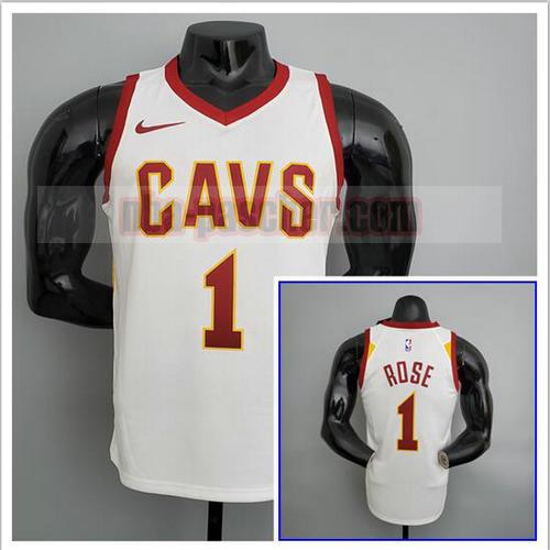Maillot pas cher Cleveland Cavaliers Homme Rose 1 NBA blanche