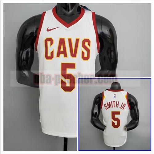 Maillot pas cher Cleveland Cavaliers Homme Smith JR 5 NBA blanche