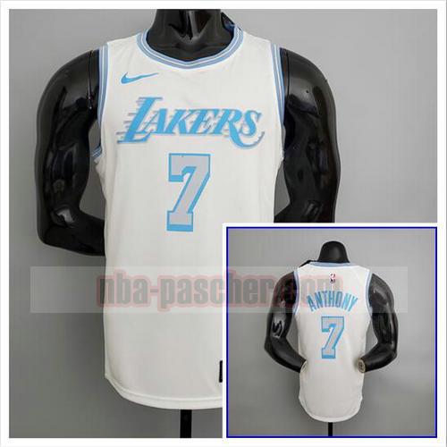 Maillot pas cher Los Angeles Lakers Homme Anthony 7 2021 Retour blanche