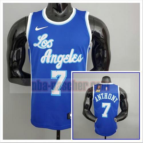 Maillot pas cher Los Angeles Lakers Homme Anthony 7 NBA Bleu