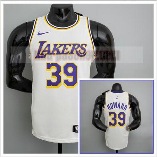 Maillot pas cher Los Angeles Lakers Homme Howard 39 NBA blanche