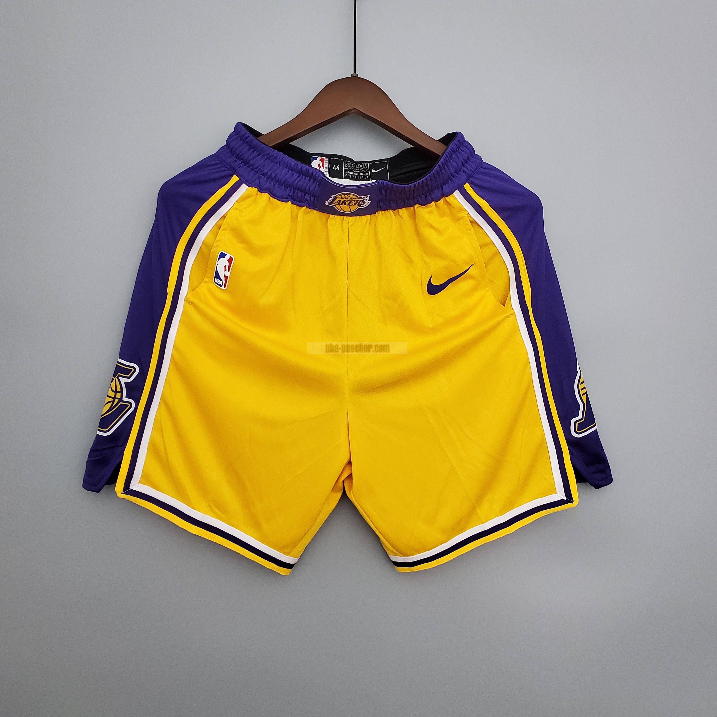 Pantalones Los Angeles Lakers Homme 2022 Jaune