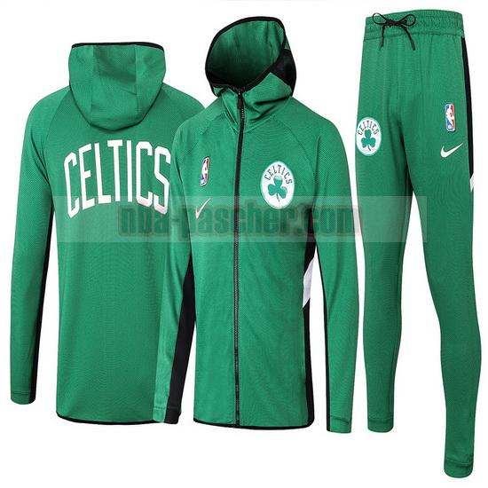 Survetement Boston Celtics Homme Nike nba Showtime Vert