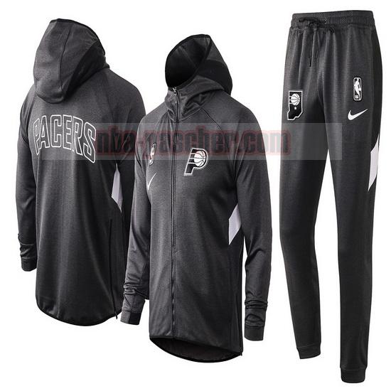 Survetement Indiana Pacers Homme Nike nba Showtime Gris