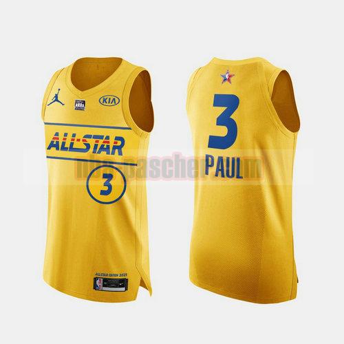 maillot All Star Homme Chris Paul 3 2021 Jaune