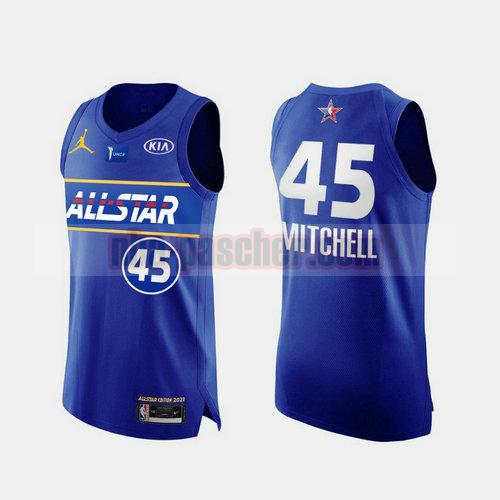 maillot All Star Homme Donovan Mitchell 45 2021 bleu