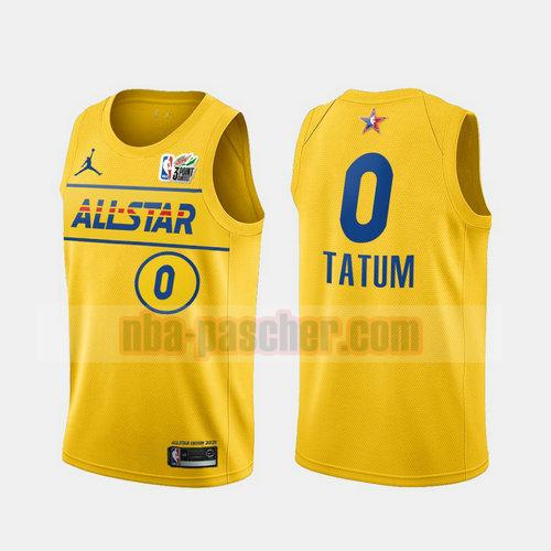 maillot All Star Homme Jayson Tatum 0 2021 Jaune