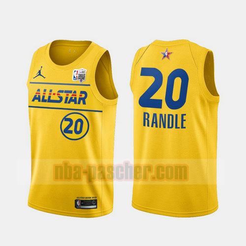 maillot All Star Homme Julius Randle 20 2021 Jaune