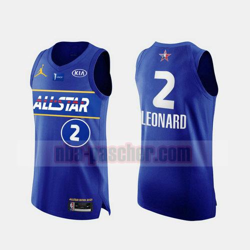 maillot All Star Homme Kawhi Leonard 2 2021 bleu