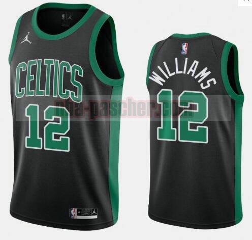 maillot Boston Celtics homme Grant Williams 12 2020-21 Statement Edition Swingman noir