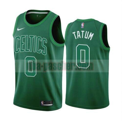 maillot Boston Celtics homme Jayson Tatum 0 2020-21 Earned Edition Swingman noir