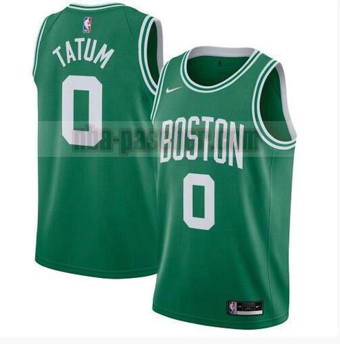 maillot Boston Celtics homme Jayson Tatum 0 2020-21 Icon Edition Swingman vert