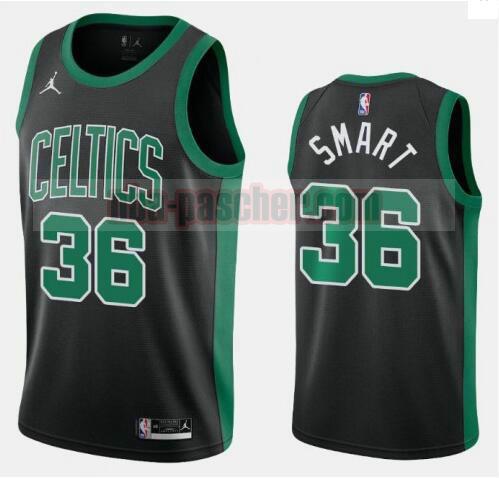 maillot Boston Celtics homme Marcus Smart 36 2020-21 Statement Edition Swingman noir