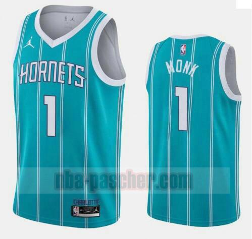 maillot Charlotte Hornets homme Malik Monk 1 2020-21 Jordan Brand Icon Edition Swingman bleu