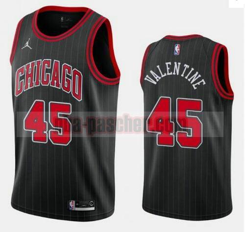 maillot Chicago Bulls homme Denzel Valentine 45 2020-21 Jordan Brand Statement Edition Swingman noir
