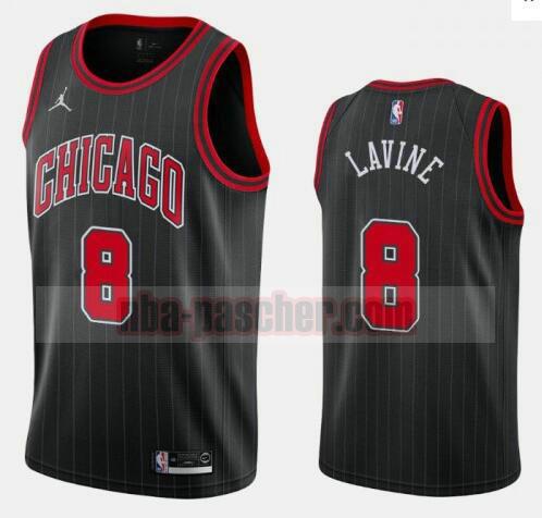 maillot Chicago Bulls homme Zach LaVine 8 2020-21 Jordan Brand Statement Edition Swingman noir