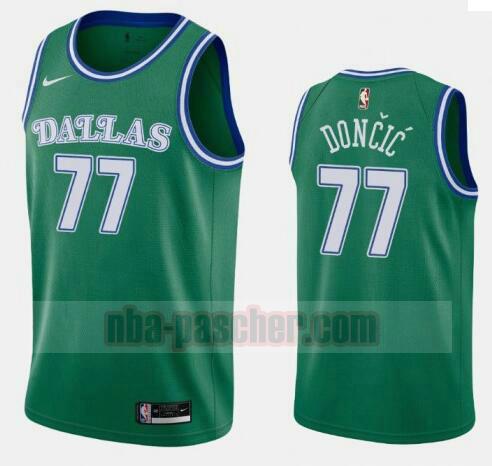 maillot Dallas Mavericks homme Luka Doncic 77 2020-21 Classics Swingman vert