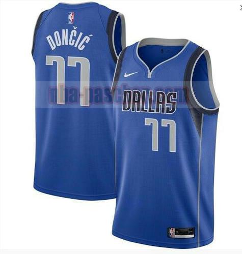 maillot Dallas Mavericks homme Luka Doncic 77 2020-21 Icon Edition Swingman bleu