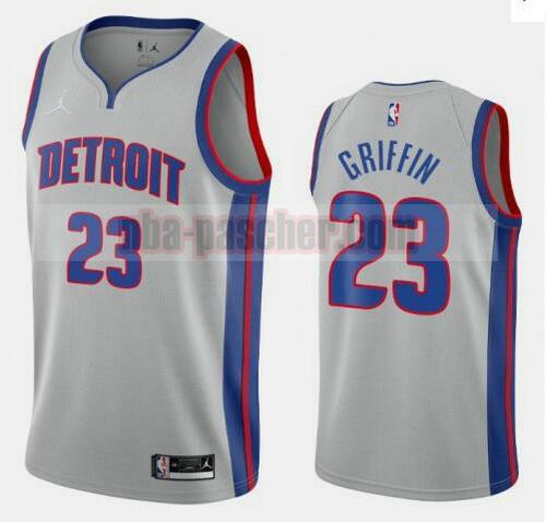 maillot Detroit Pistons homme Blake Griffin 23 2020-21 Statement Edition Swingman grise