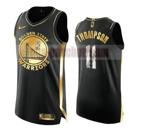 maillot Golden State Warriors homme Klay Thompson 11 2020-21 Golden Edition Swingman noir