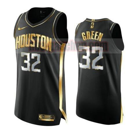 maillot Houston Rockets homme Jeff Green 32 2020-21 Golden Edition Swingman noir
