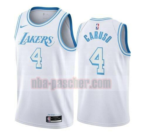 maillot Los Angeles Lakers homme Alex Caruso 4 2020-21 City Edition Swingman blanc