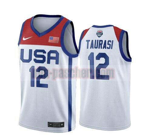 maillot USA 2020 homme Diana Taurasi 12 USA Olimpicos 2020 blanc