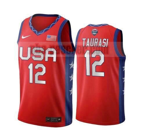 maillot USA 2020 homme Diana Taurasi 12 USA Olimpicos 2020 rouge