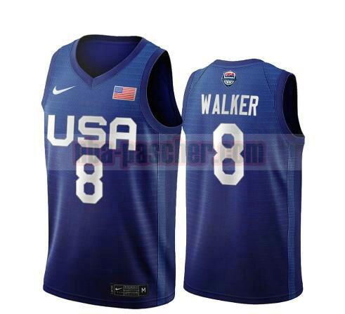 maillot USA 2020 homme Kemba Walker 8 USA Olimpicos 2020 bleu