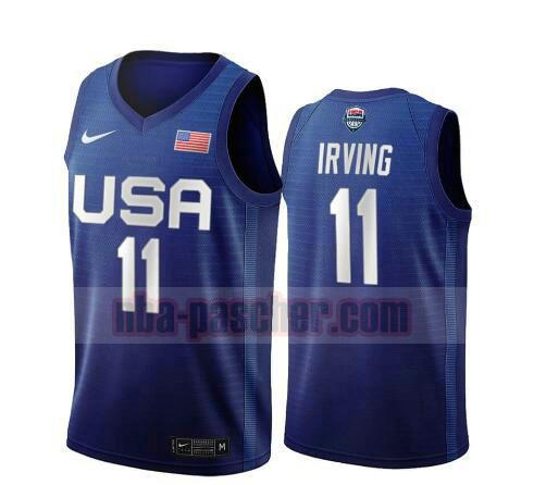 maillot USA 2020 homme Kyrie Irving 11 USA Olimpicos 2020 bleu