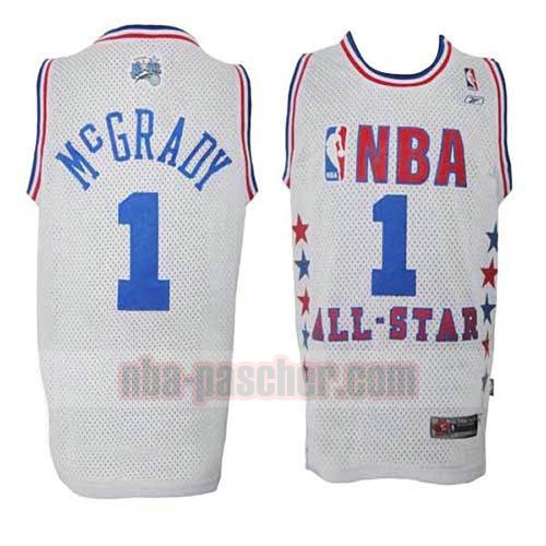 maillot all star 2003 homme Tracy McGrady 1 blanc
