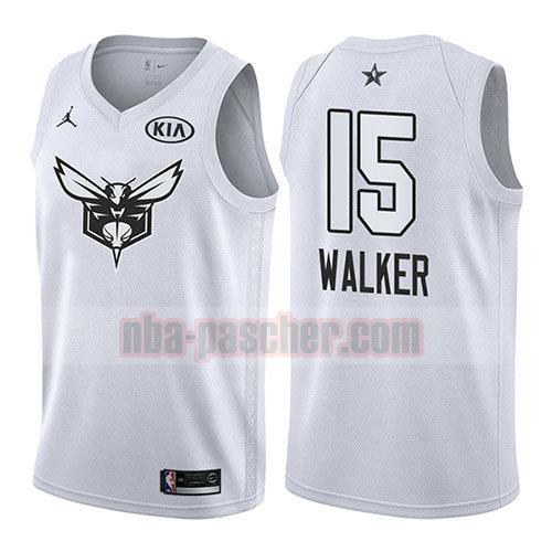 maillot all star 2018 homme Kemba Walker 15 blanc