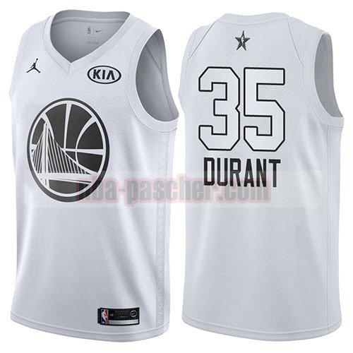 maillot all star 2018 homme Kevin Durant 35 blanc