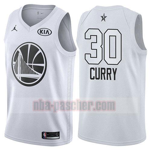 maillot all star 2018 homme Stephen Curry 30 blanc