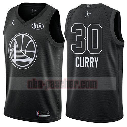maillot all star 2018 homme Stephen Curry 30 noir