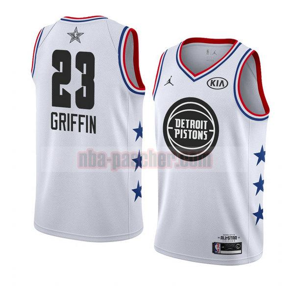 maillot all star 2019 homme Blake Griffin 23 blanc