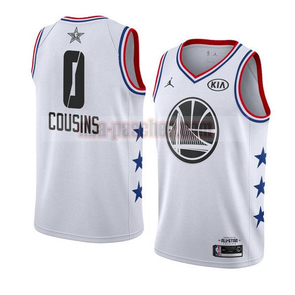 maillot all star 2019 homme Demarcus Cousins 0 blanc