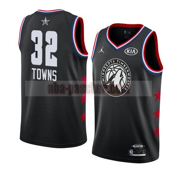 maillot all star 2019 homme Karl Anthony Towns 32 noir