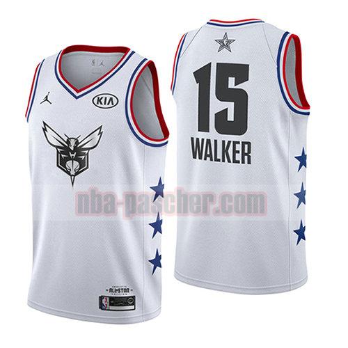 maillot all star 2019 homme Kemba Walker 15 blanc
