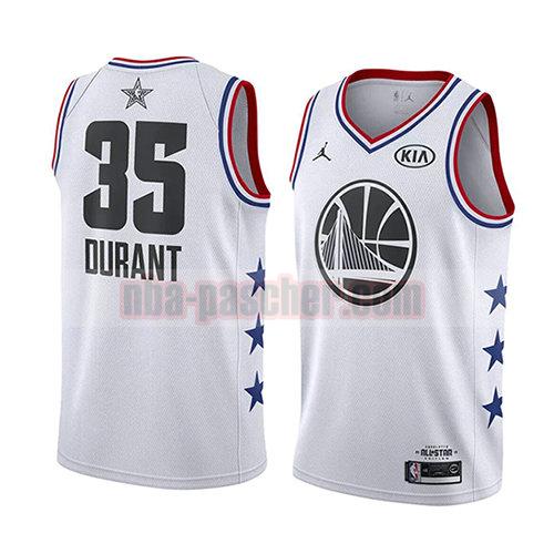 maillot all star 2019 homme Kevin Durant 35 blanc