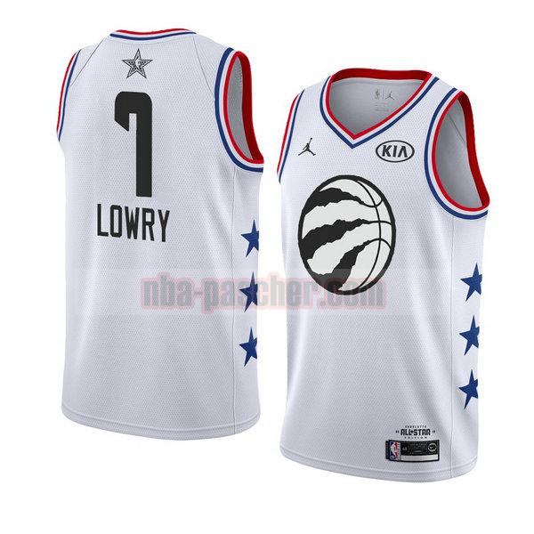 maillot all star 2019 homme Kyle Lowry 7 blanc