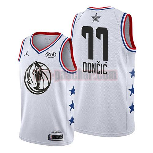 maillot all star 2019 homme Luka Doncic 77 blanc