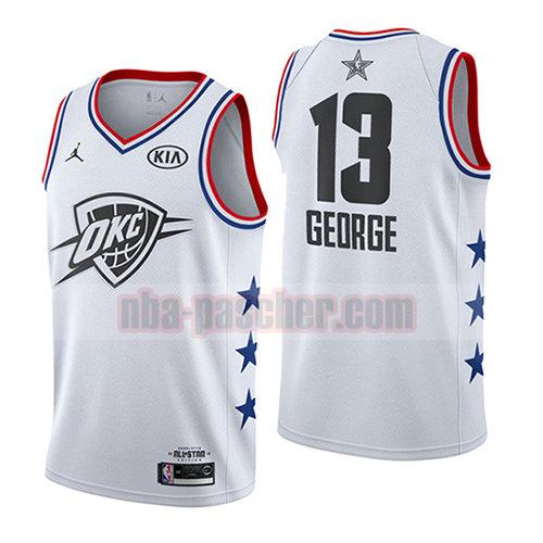 maillot all star 2019 homme Paul George 13 blanc