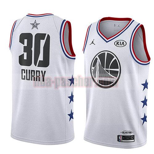 maillot all star 2019 homme Stephen Curry 30 blanc