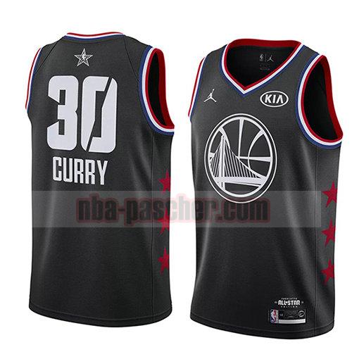 maillot all star 2019 homme Stephen Curry 30 noir