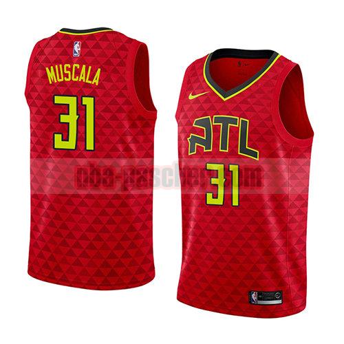 maillot atlanta hawks homme Mike Muscala 31 déclaration 2018 rouge