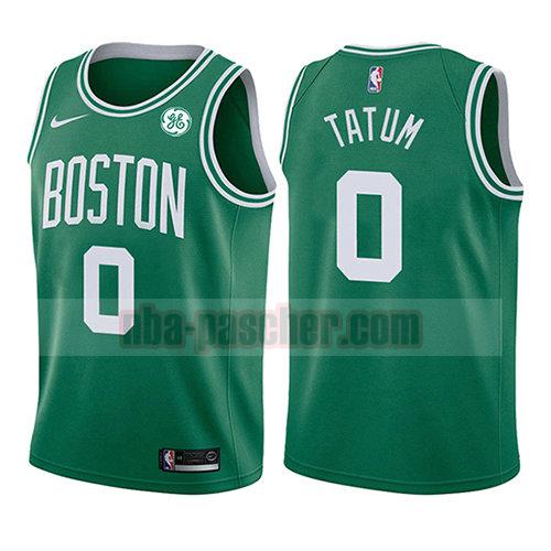 maillot boston celtics enfant Jayson Tatum 0 icône 2017-18 verde